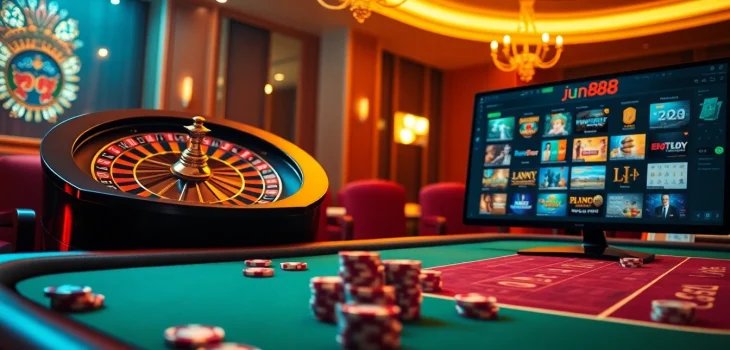 Experience the thrill of jun88 phiên bản 2 with a premium online casino gaming atmosphere.