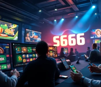 Engaging gaming visuals showcasing the S666.nyc online betting experience with vibrant graphics and user interaction.
