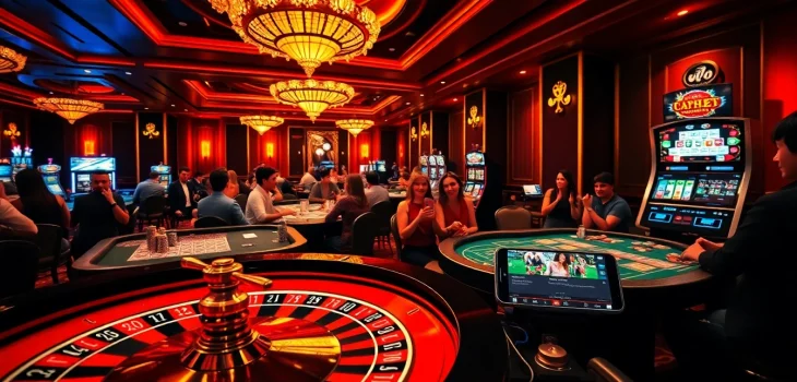 Experience thrilling game action at mb66.nyc with lively casino tables and engaging players.