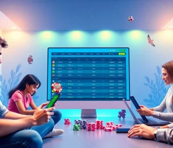 Engaging online betting experience on 8xbet.com.se with diverse users and modern interface.