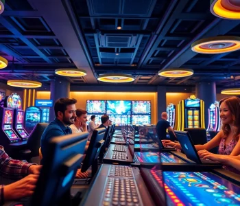 Dynamic online casino scene showcasing luck8win.live with players enjoying various games.