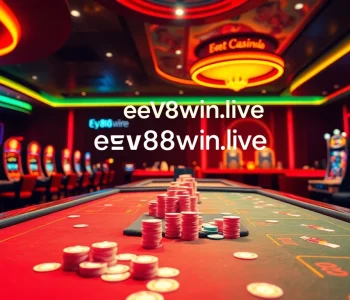 Experience the thrill of online gaming at ev88win.live with vibrant casino visuals and engaging digital elements.