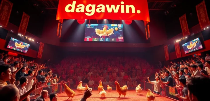 Experience the excitement of dagawin.live with live chicken fighting and online gambling.