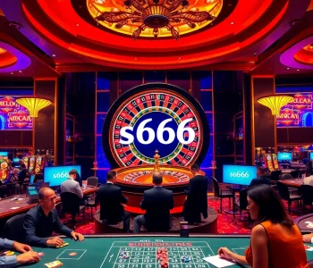 Experience the thrill of s666 đăng nhập as players engage at the luxurious casino tables.