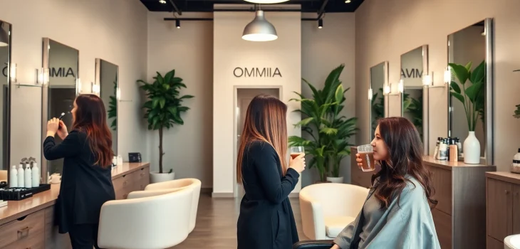 Experience professional artistry at addendum salon with skilled stylists and Aveda products.