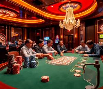 Engage in thrilling poker action at rikvip.gb.net with vibrant casino ambiance and high-stakes excitement.