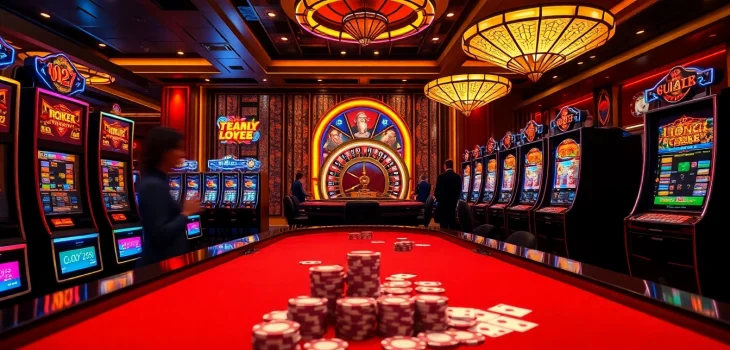 Experience the thrill at trang chủ zbet with high-stakes poker tables and vibrant slot machines.